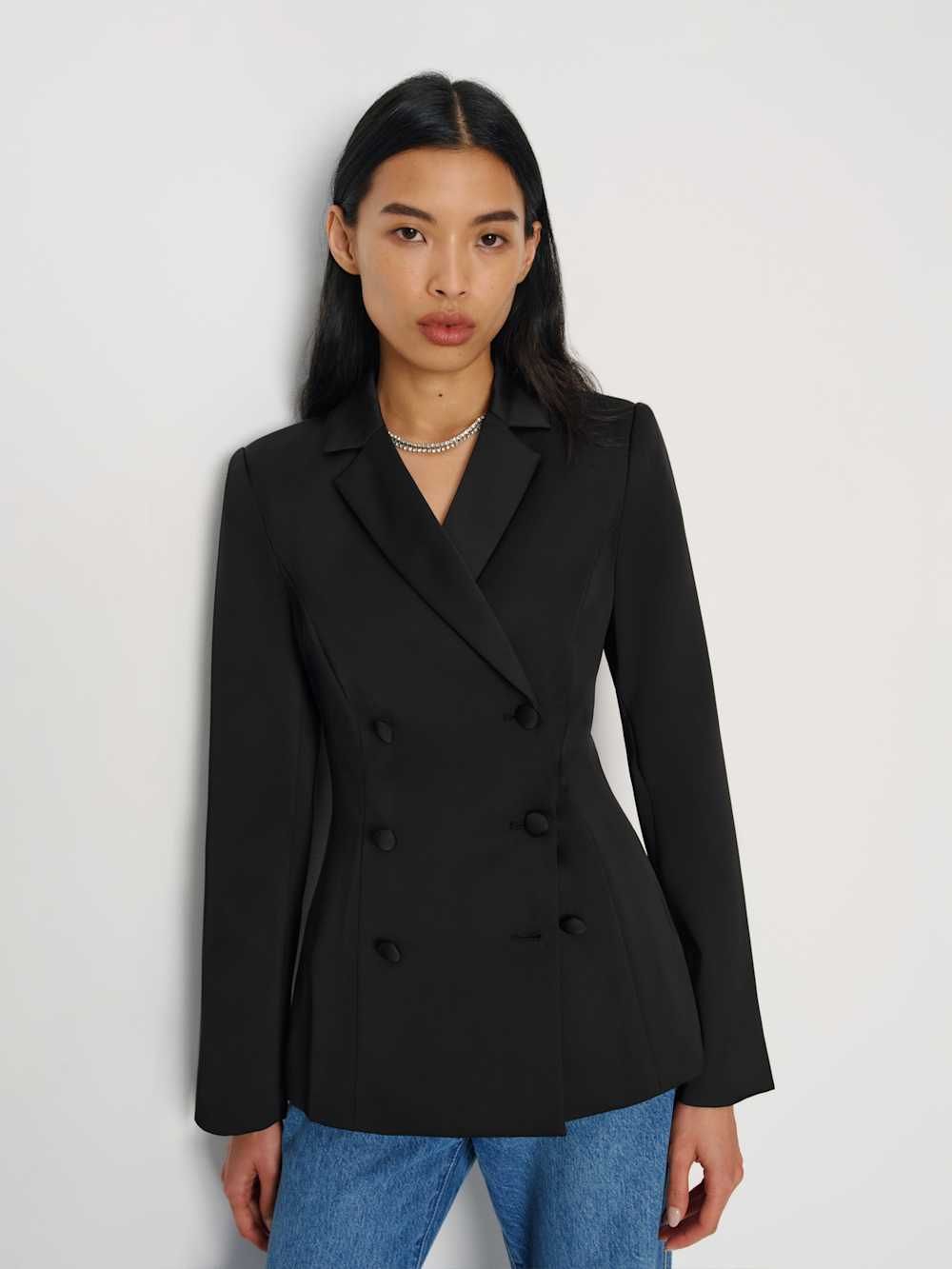 Caden Satin Blazer
