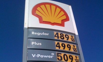 Gas prices at a high in 2008