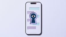 Cell phone with eye and key lock
