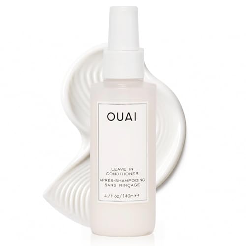 Ouai Leave in Conditioner &amp;amp; Heat Protectant for Hair - Prep Hair for Styling or Use as Detangling Spray to Fight Frizz &amp;amp; Flyaways - No Parabens, Sulfates or Phthalates (4.7 Oz)