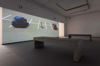 Exhibition view of Flo Kasearu, 'Cut Out of Life', at Tallinn Art Hall