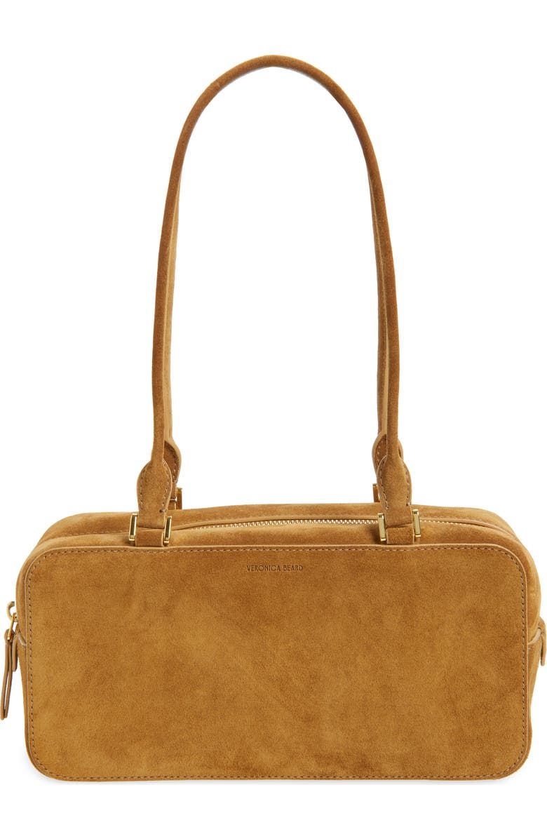 Boxy Suede Shoulder Bag