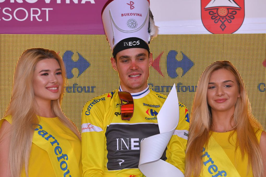 Pavel Sivakov on the final Tour de Pologne overall podium