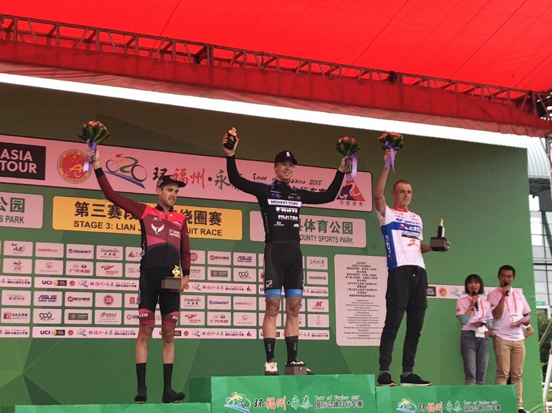 Ivar Slik on the podium