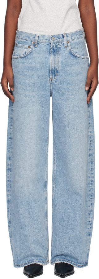 Blue Low Curve Jeans