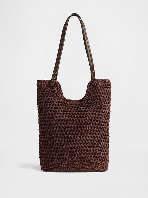 crochet tote bag