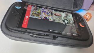 Photo by Rosalie Newcombe of the inside of the Belkin Switch 2 case.