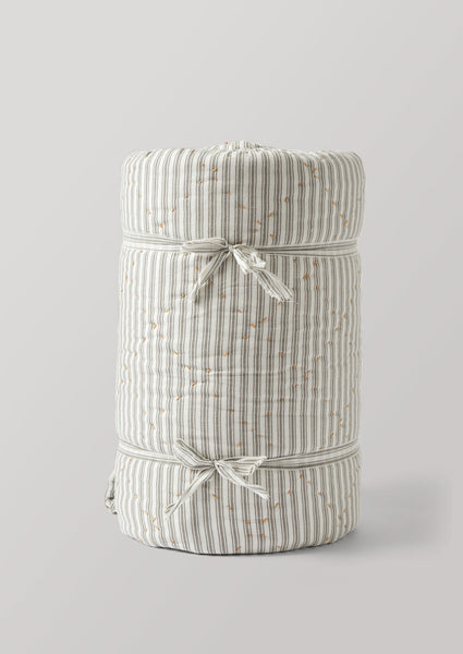 Organic Cotton Ticking Stripe Quilt