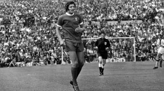24th August 1972: John Toshack of Liverpool Football Club. (Photo by Central Press/Getty Images)