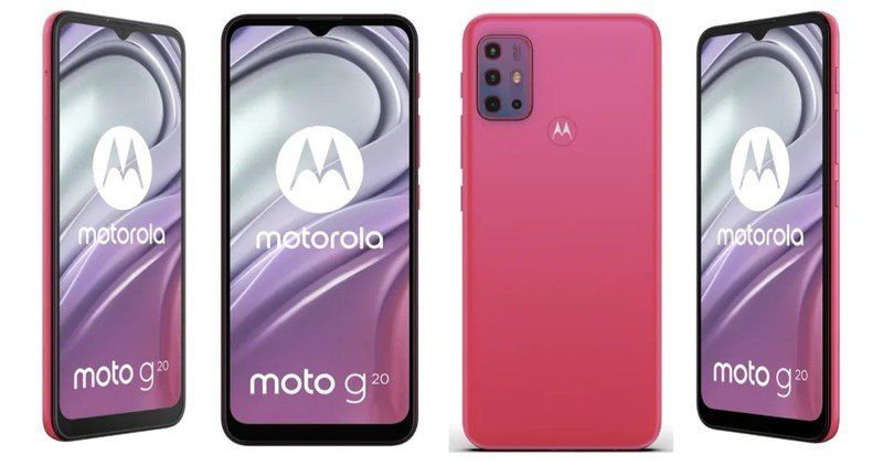 Moto G20 Leaked Renders