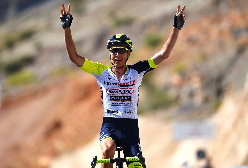 Jan Hirt won alone on Green Mountain