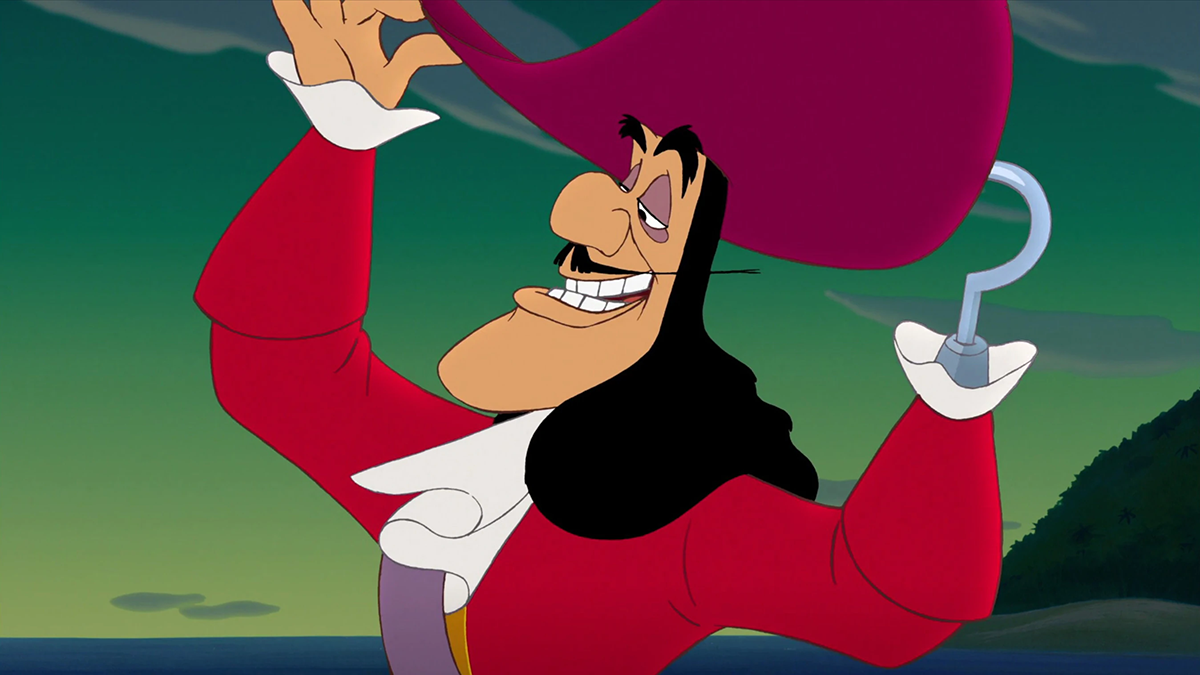 Captain Hook in Peter Pan