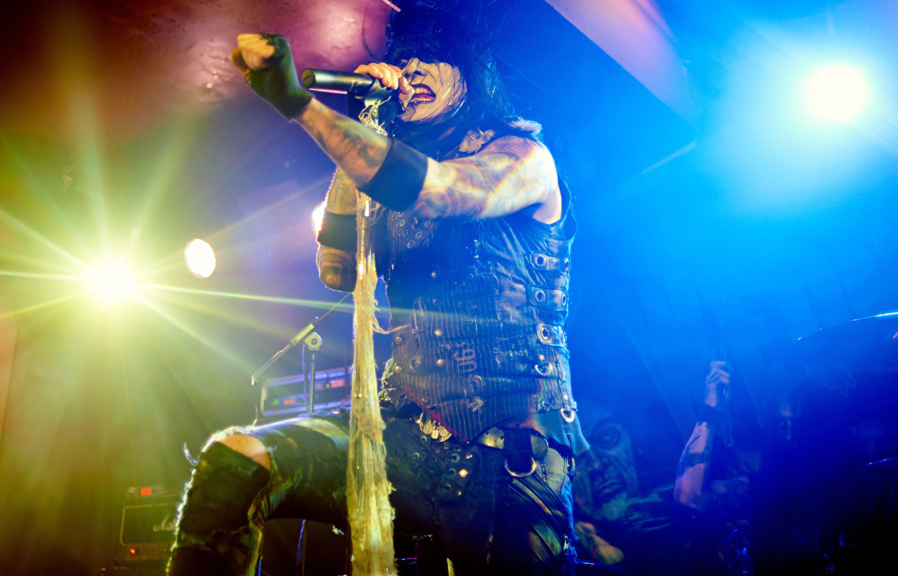 Wednesday 13 performs onstage