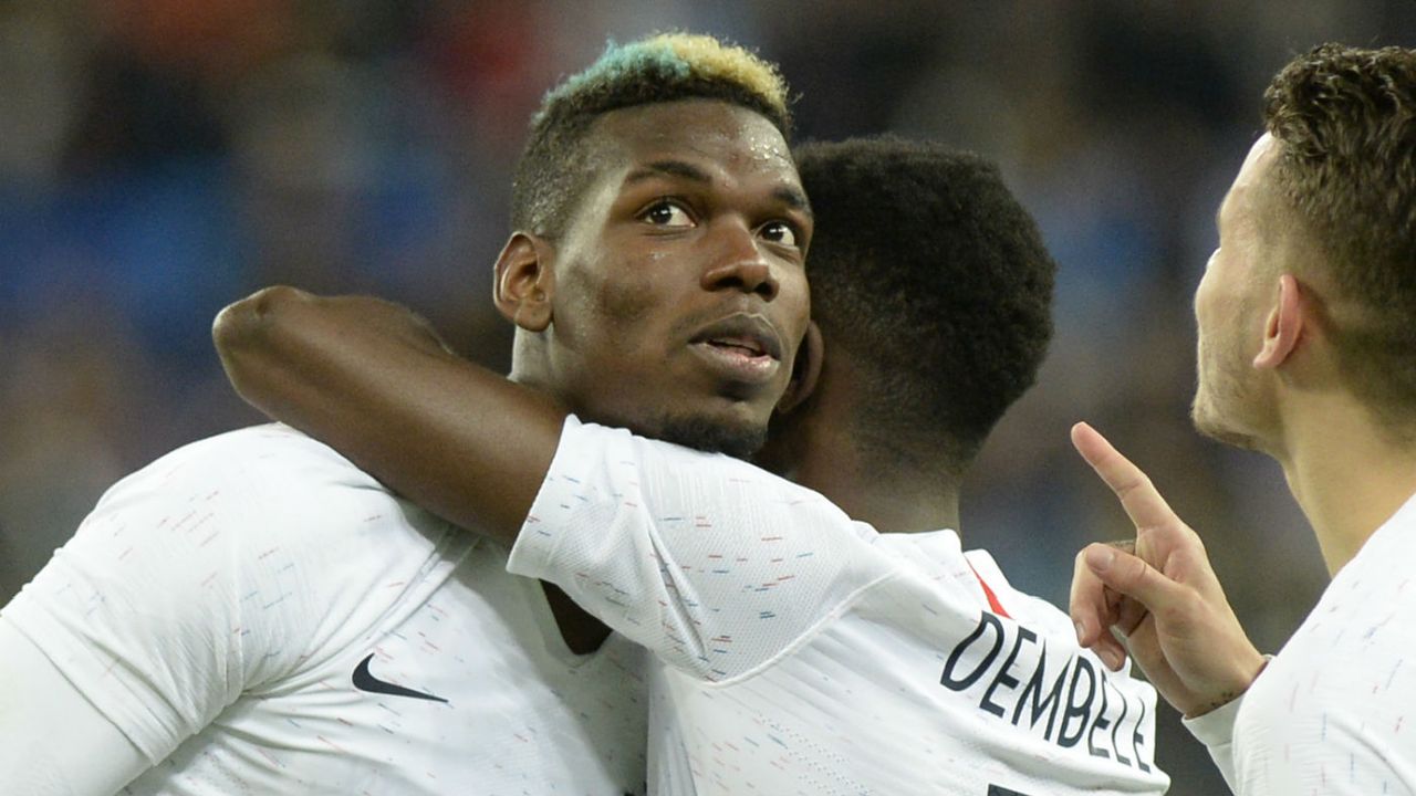 Paul Pogba Ousmane Dembele France Russia racist abuse