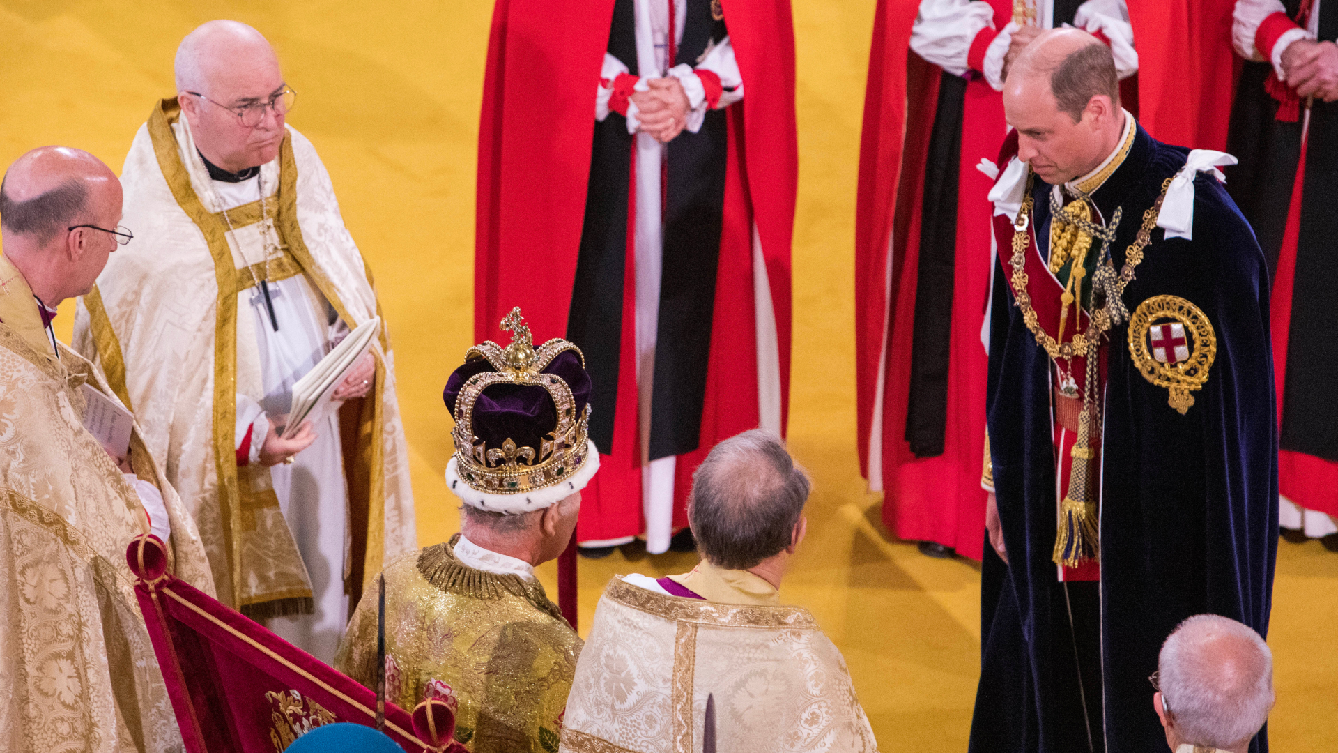 Prince William at King Charles's coronation