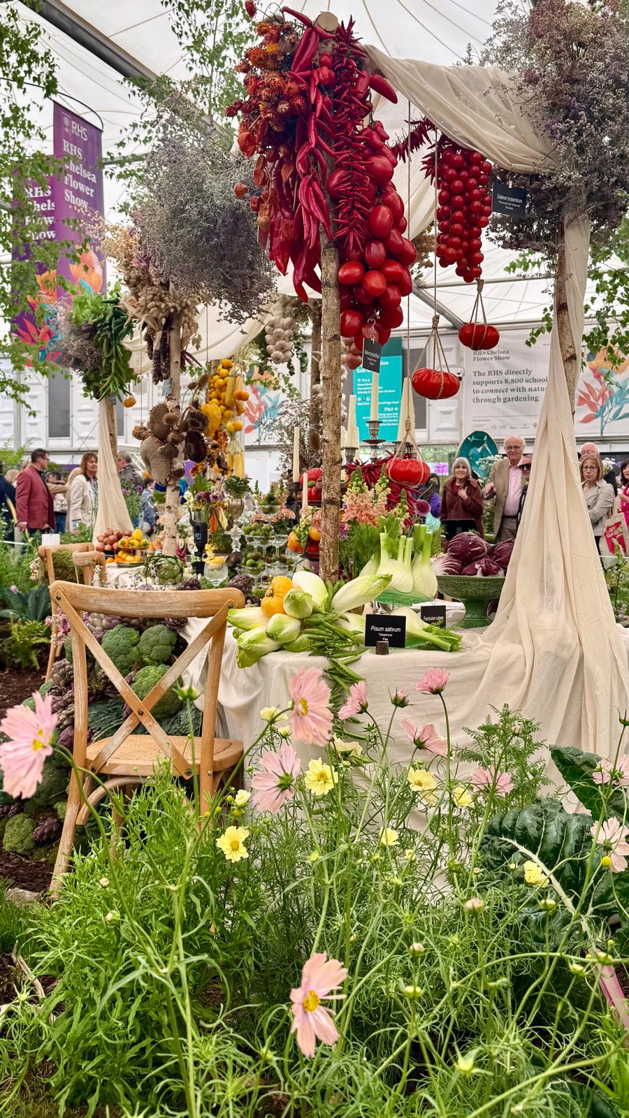 Details from the She Grows Veg stand called Feast