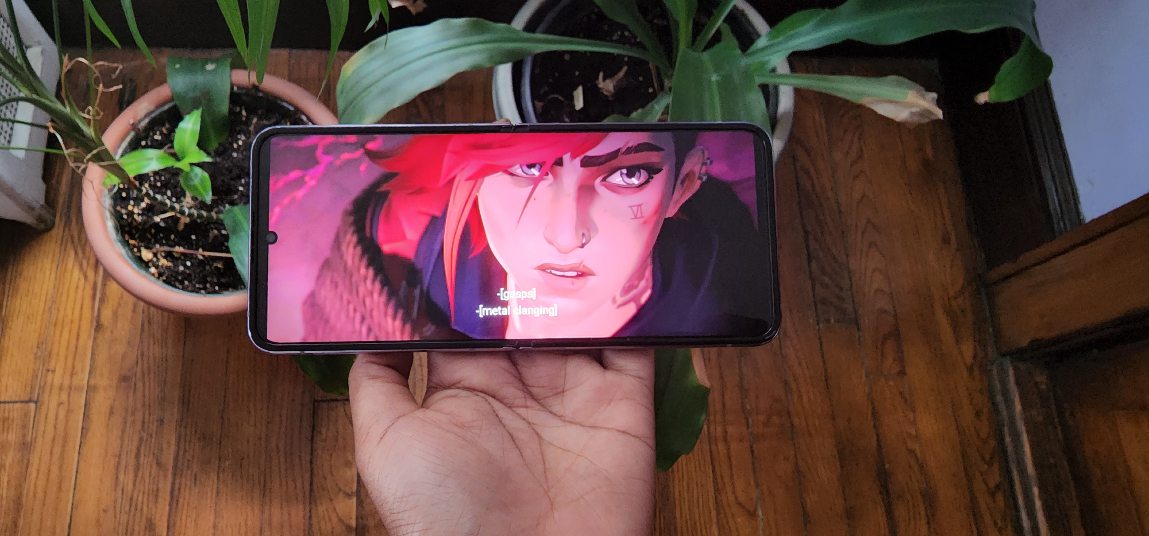 Galaxy Z Flip 4 netflix