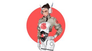 An NFT of Bella Hadid as a cyborg