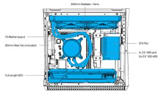 Fractal Design Era internal layout diagrams