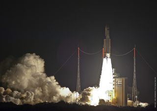 ATV-5 Launch to International Space Station