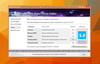 Windows Experience Index Dell