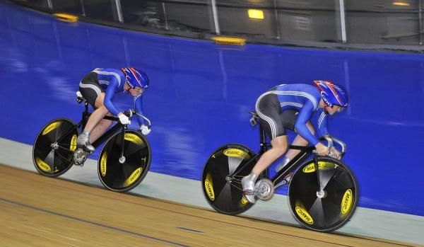 Jess Varnish and Rebecca James were dominant during their win in the women's team sprint.