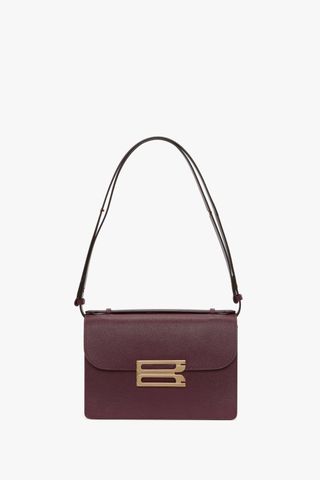 Dorian Bag in Burgundy Grained Leather