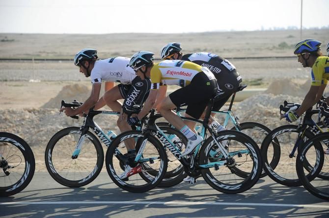 The Omega Pharma-Quickstep riders stick together