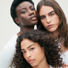 Three Models Posing for Nordstrom Beauty