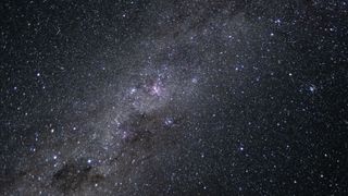 A photo of the Milky Way captured by the Artemis II crew