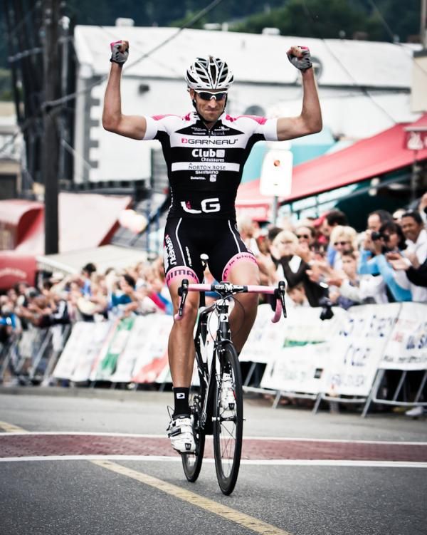 Tim Abercrombie (GarneauEvolution) celebrates the win