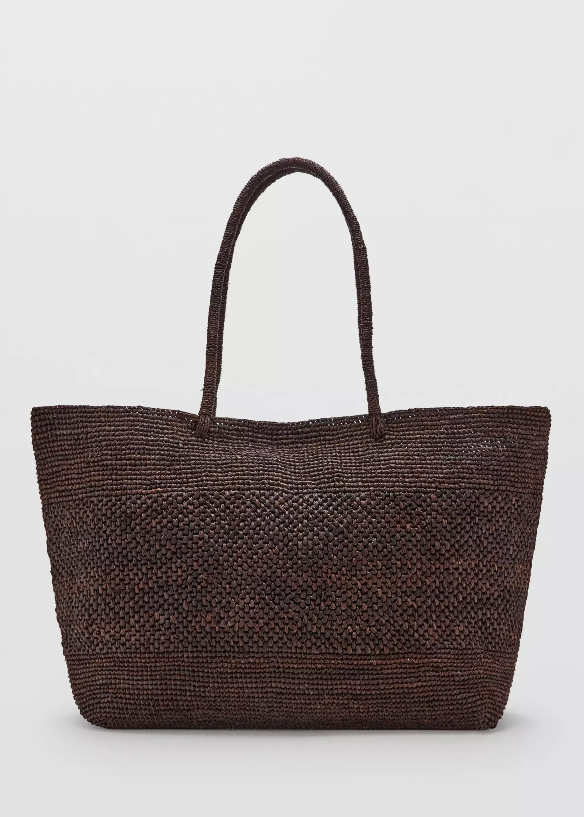 100% Raffia Shopper Bag - Women | Mango United Kingdom