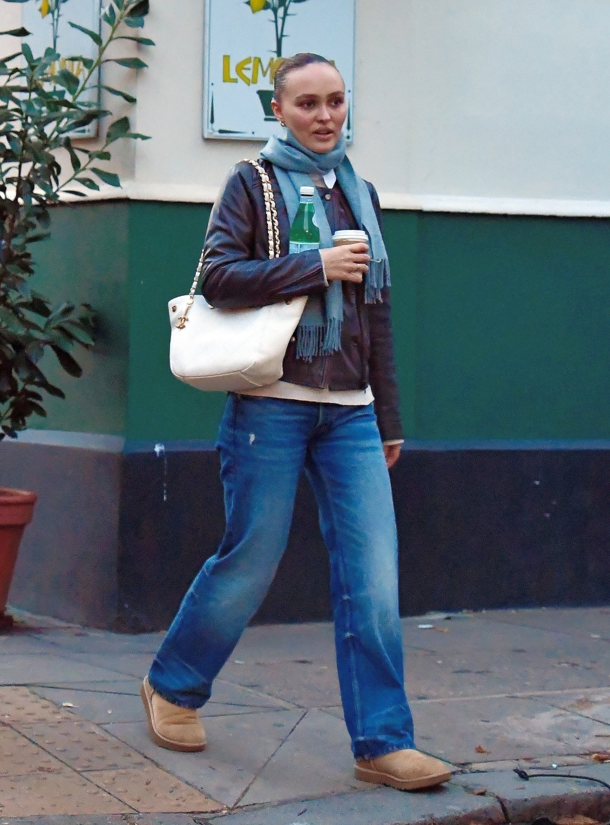 Lily Rose Depp in Ugg Boots