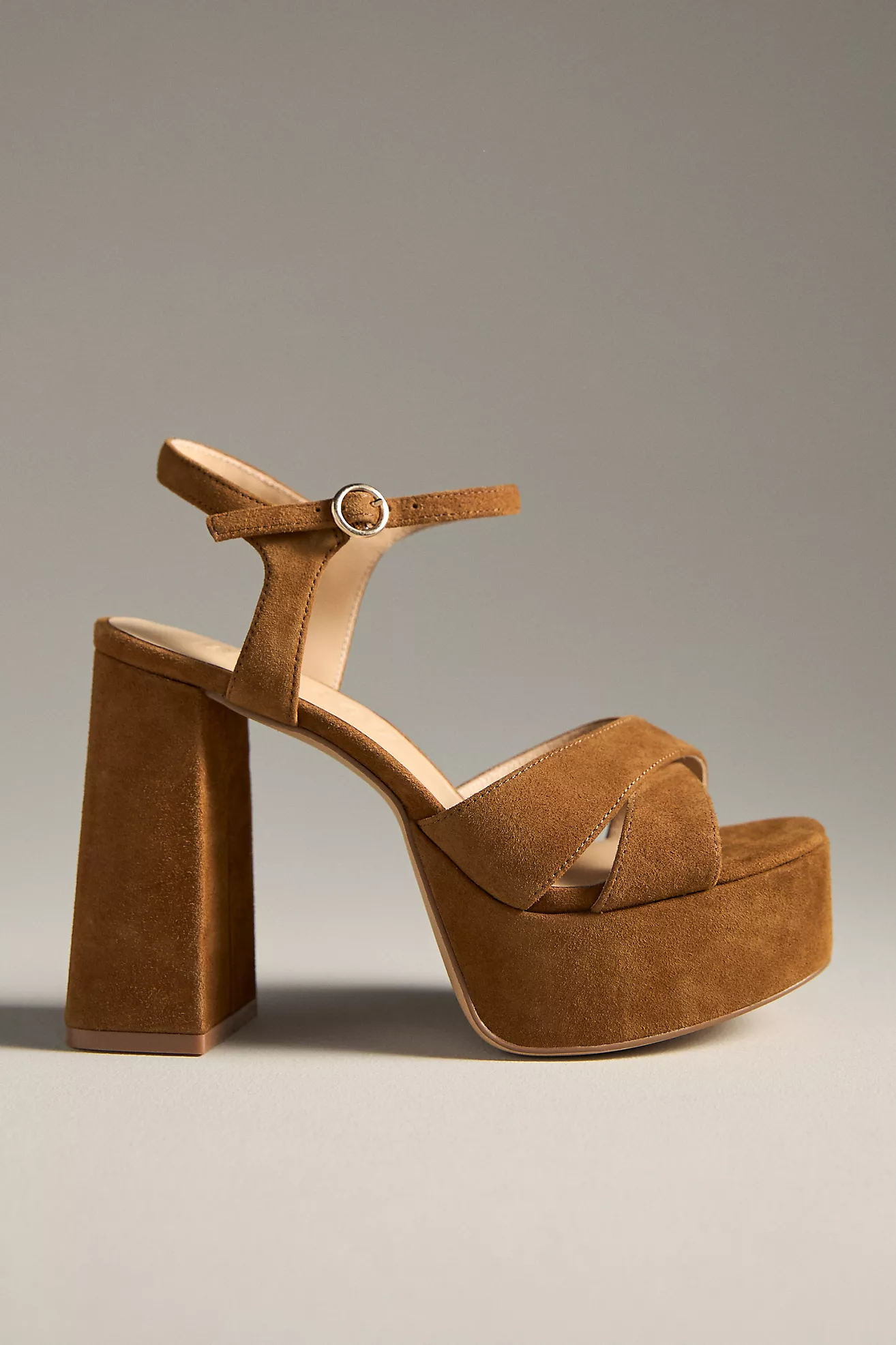Bibi Lou Cross-Strap Platform Sandals