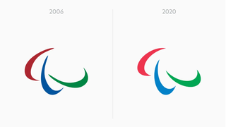 Small change, big difference: The Paralympic logo before and after the last update