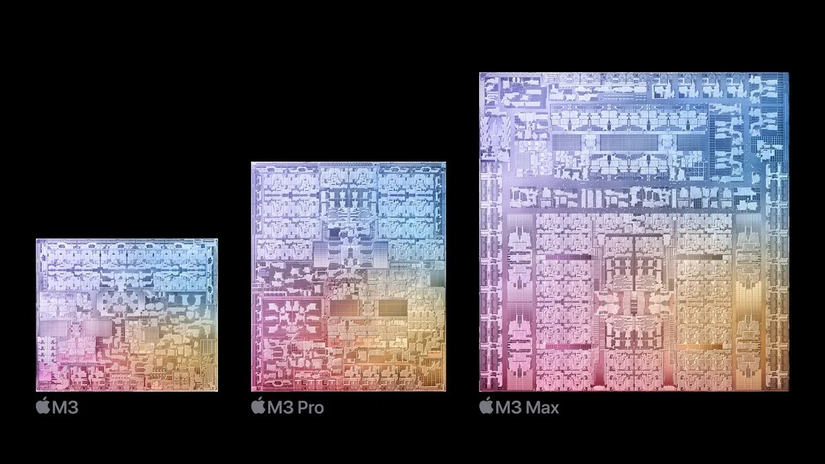 Apple M3 chip comparisons