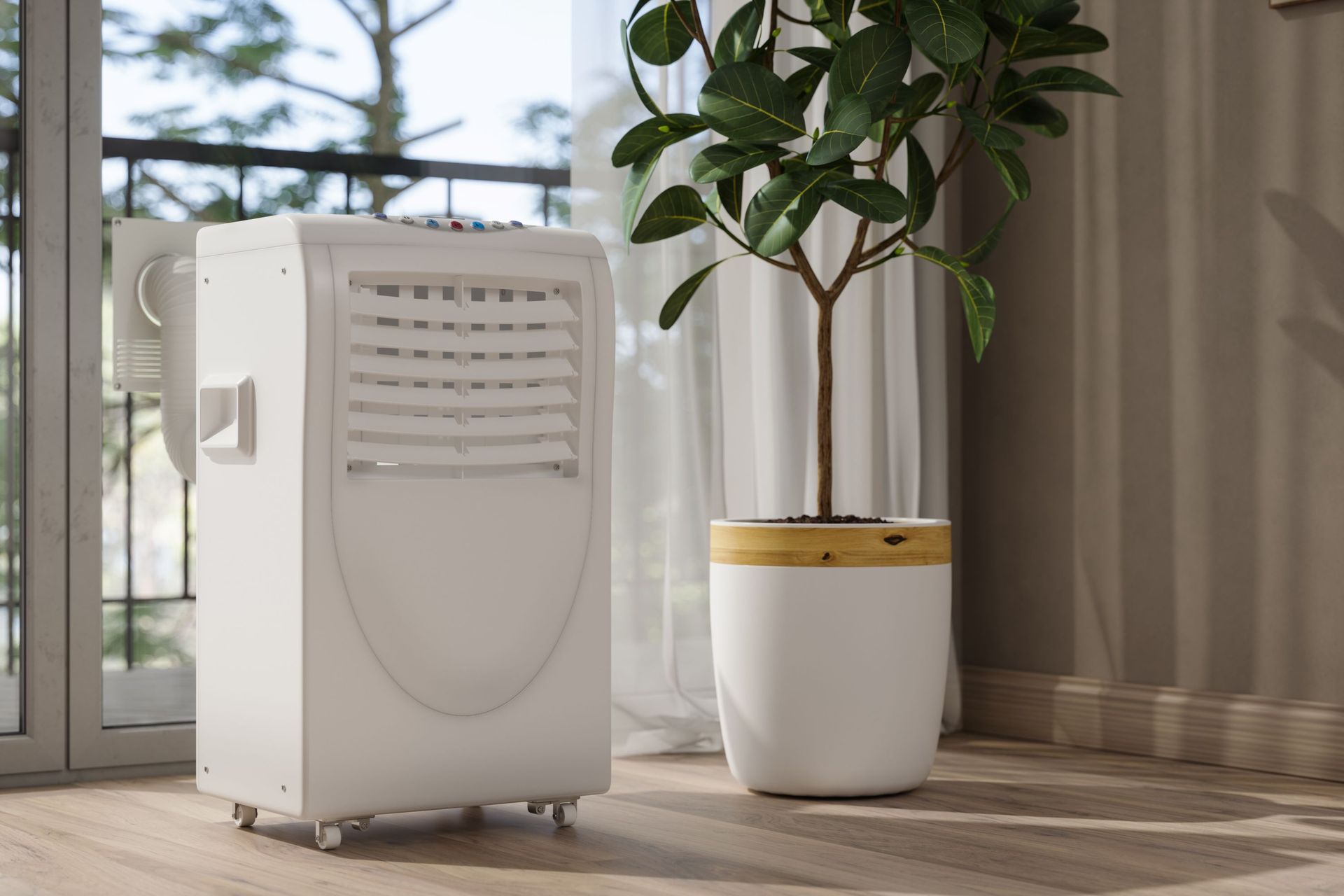 How much does a portable air conditioner cost to run per hour