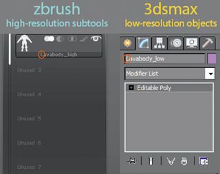 Take care while renaming your meshes in ZBrush