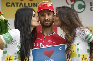 Nacer Bouhanni wins stage one of the 2016 Volta a Catalunya