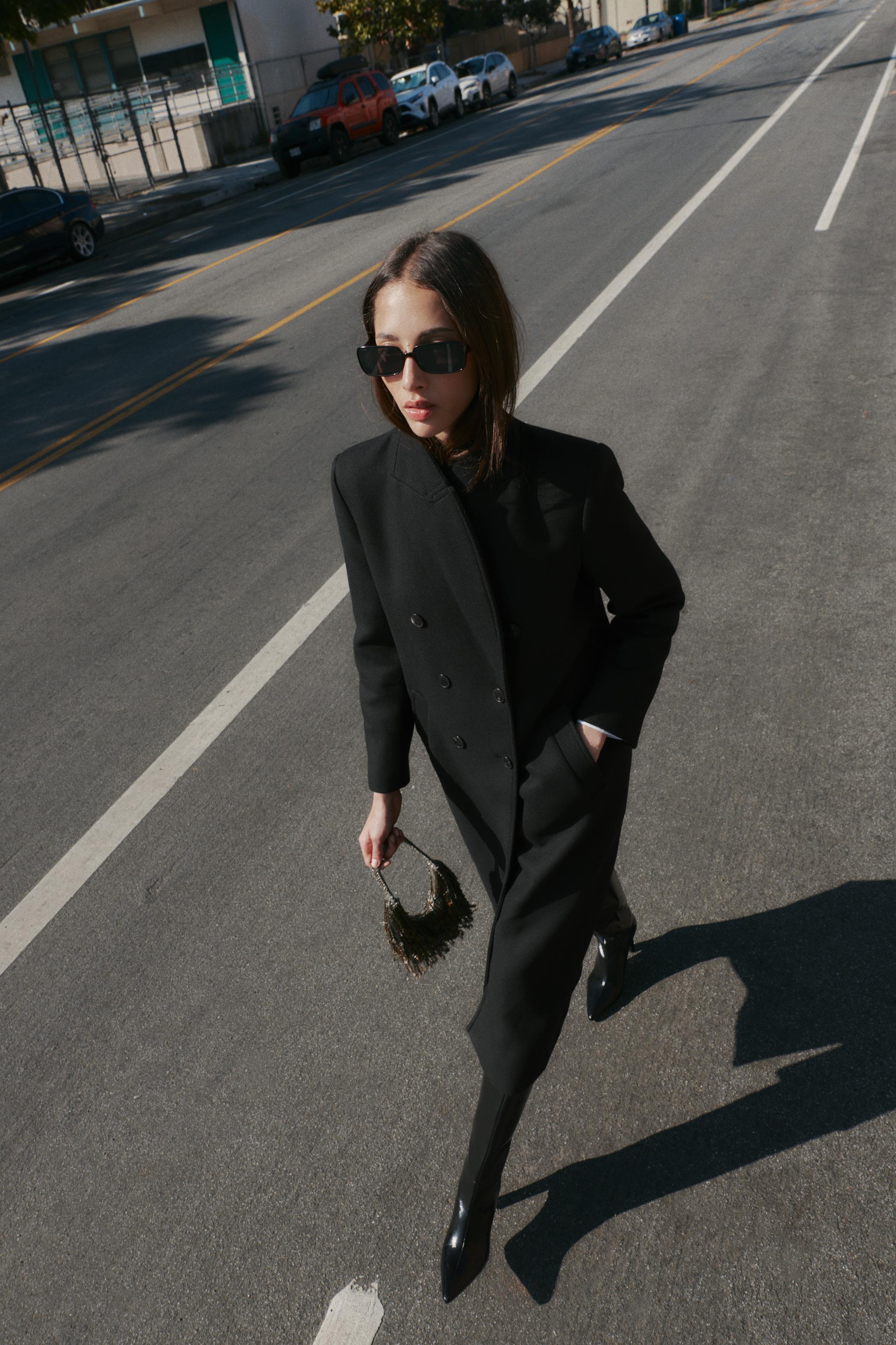 Long Double-Breasted Coat