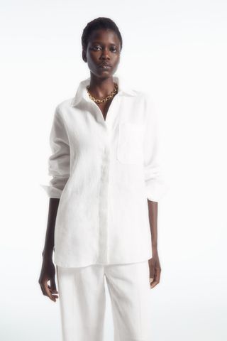 Oversized Linen Shirt