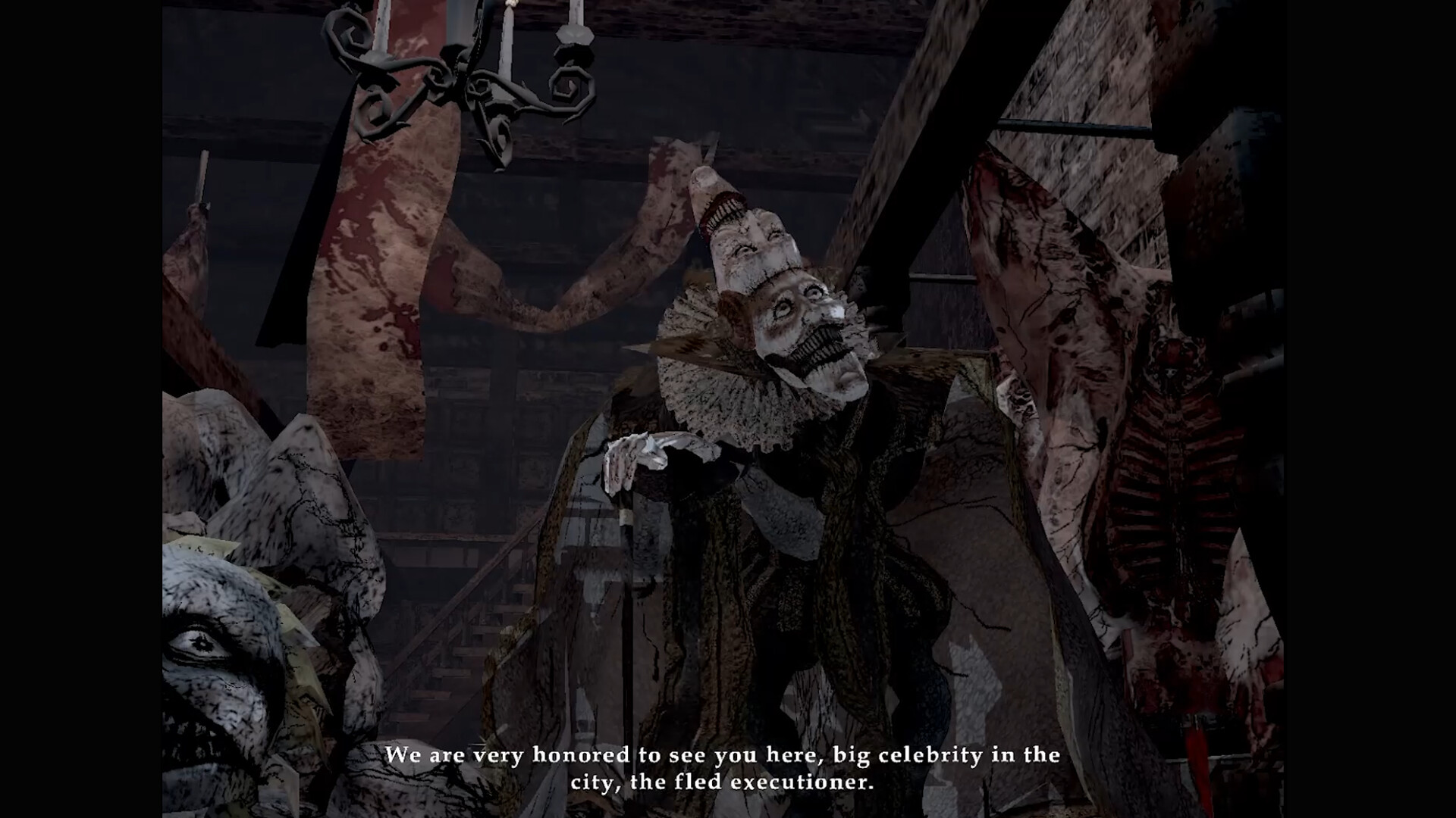 A twin-headed noble greets the executioner in No Vacation for an Executioner