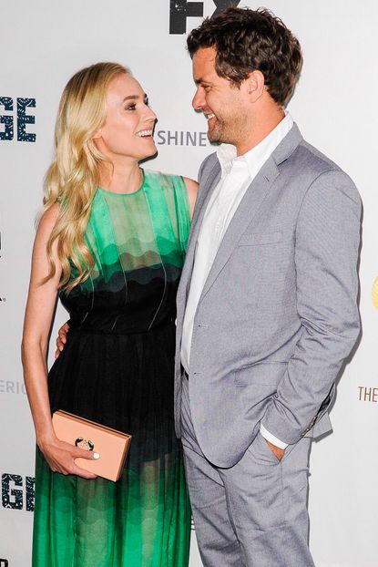 Diane Kruger and Joshua Jackson on the red carpet in LA