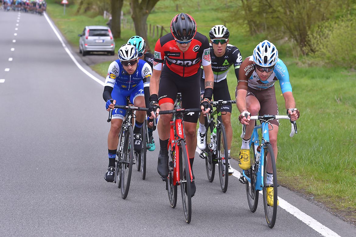 The breakaway in Li&egrave;ge-Bastogne-Li&egrave;ge