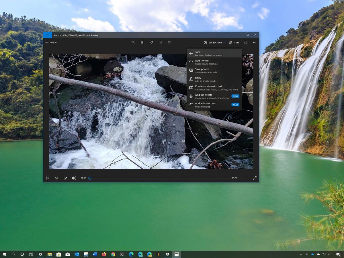 Trim videos on Windows 10