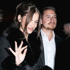 Barbara Palvin Sprouse and Dylan Sprouse have a date night in Cannes