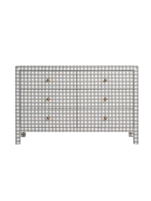 Hale Canvas Six-Drawer Dresser