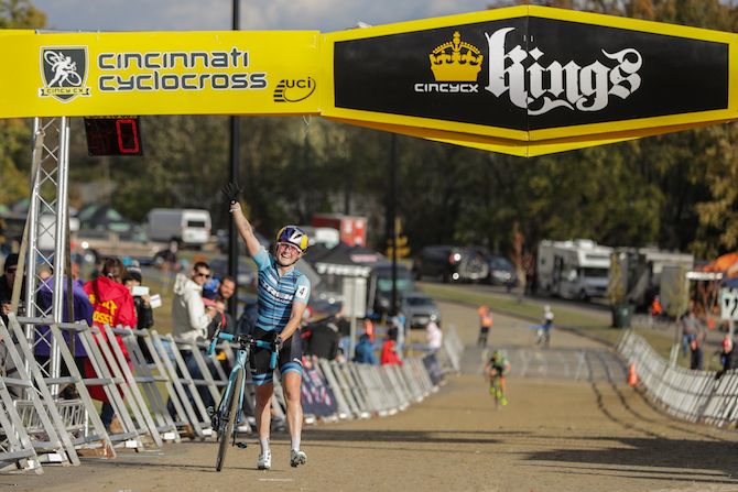 Ellen Noble (Trek Factory Racing CX) wins the C2 race at the 2018 CincyCX