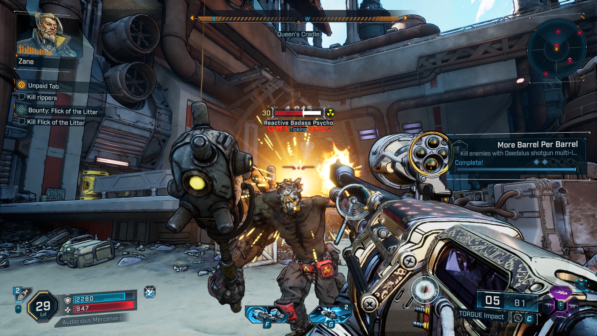 Borderlands 4 screenshot of combat