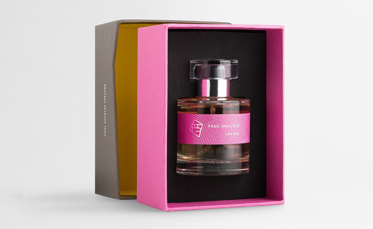 A bottle of Paul Schütze&#039;s new fragrance, Cuadra